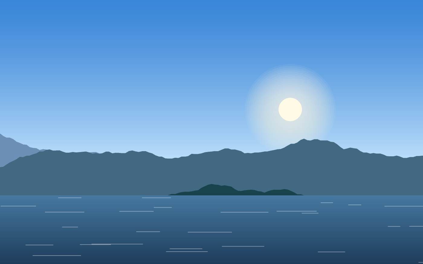 Landschapsillustratie