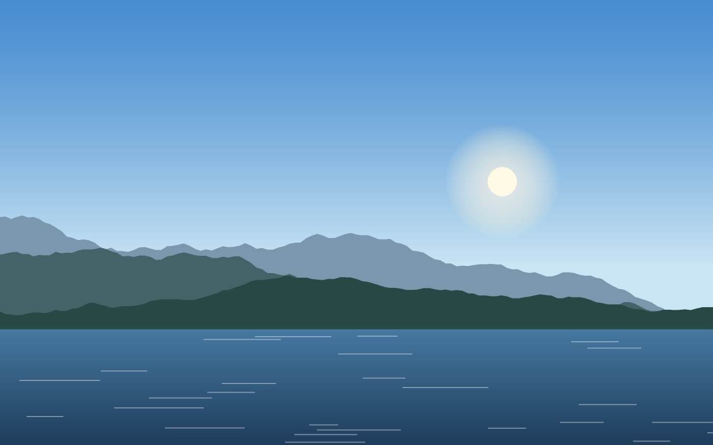 Landschaftsillustration