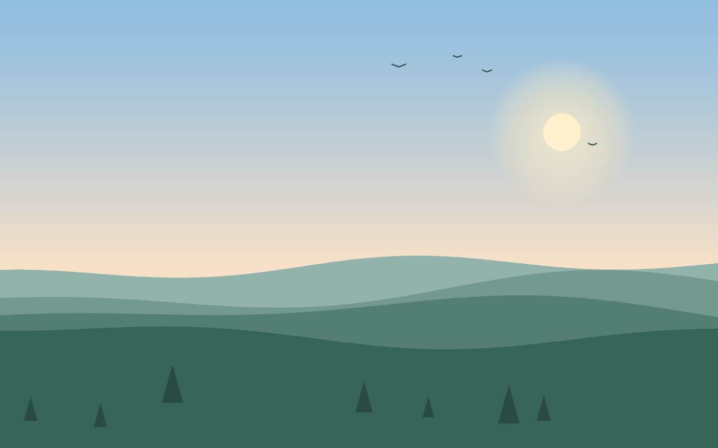 Landschaftsillustration