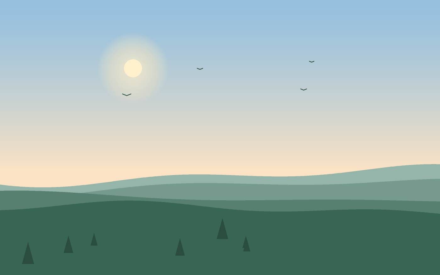 Ilustrace krajiny