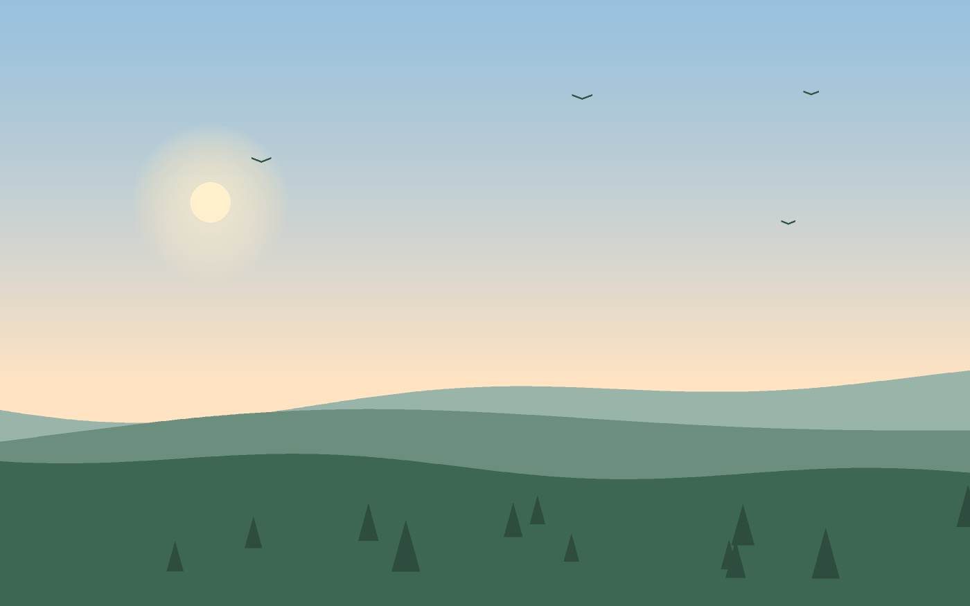 Ilustrace krajiny