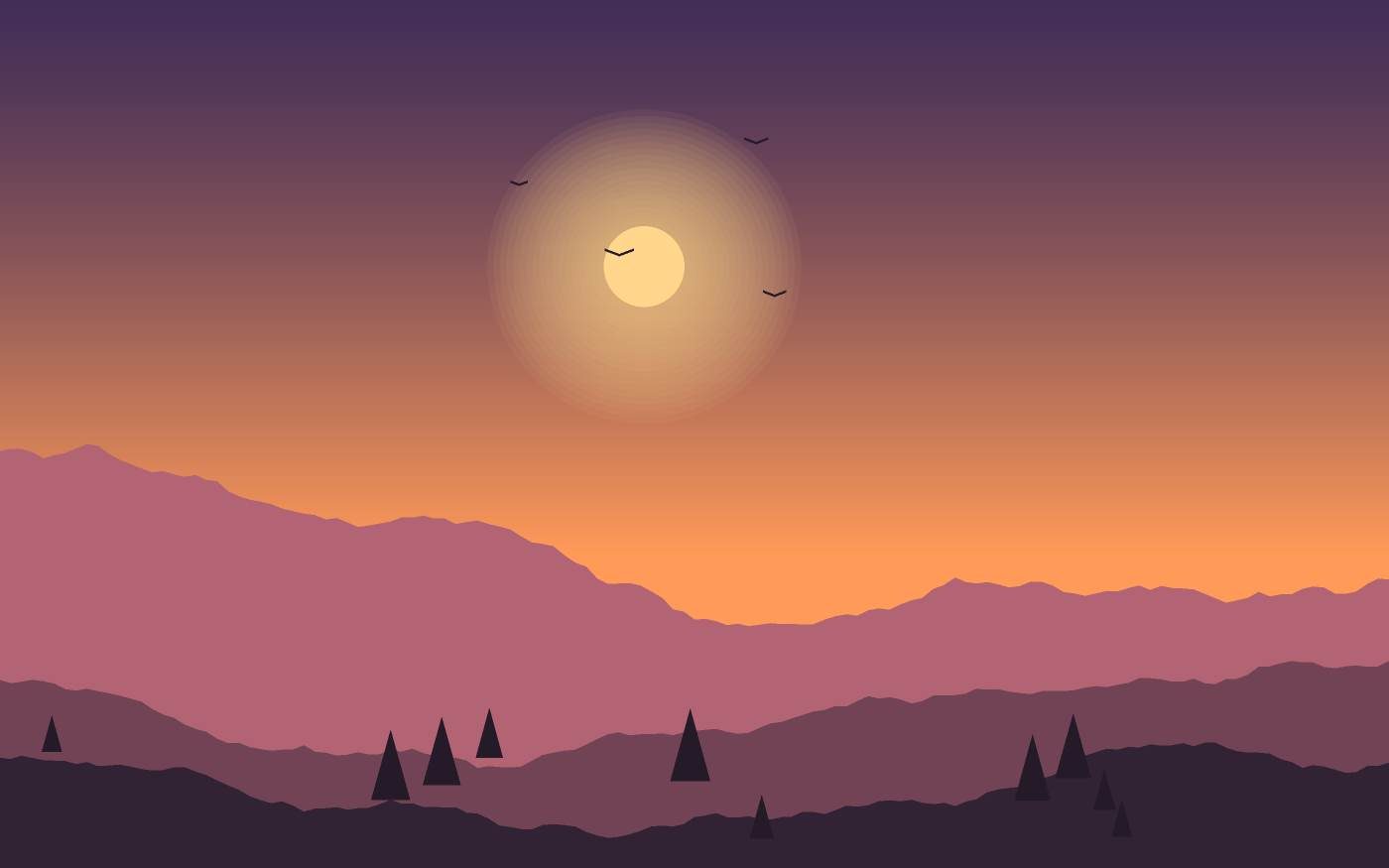 Ilustrace krajiny