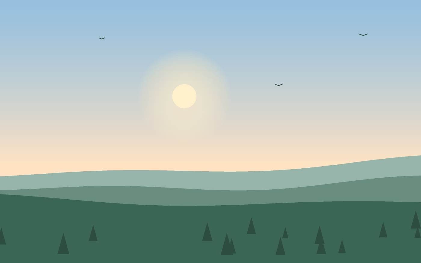 Landschaftsillustration