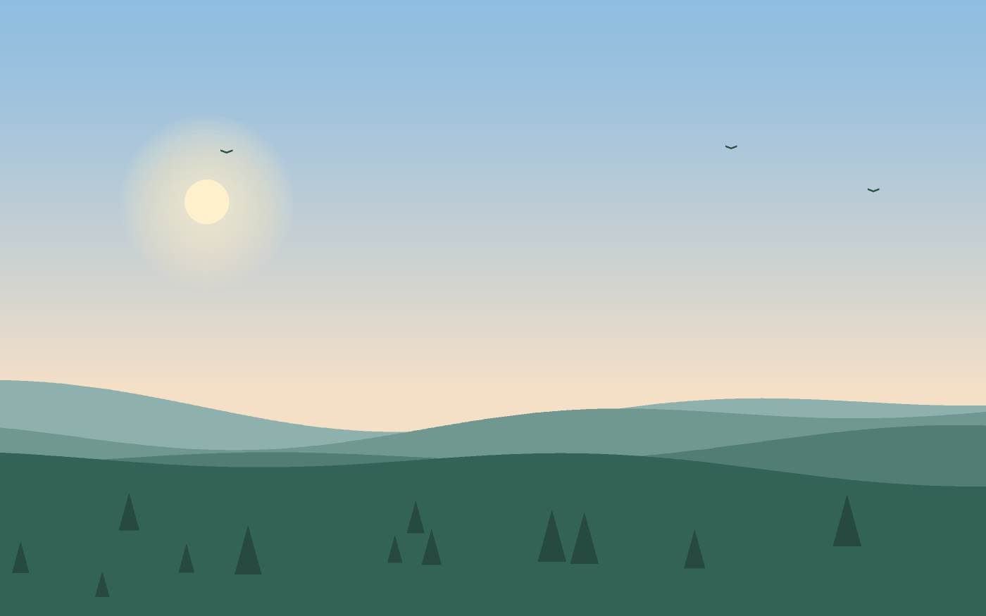 Ilustración de un paisaje