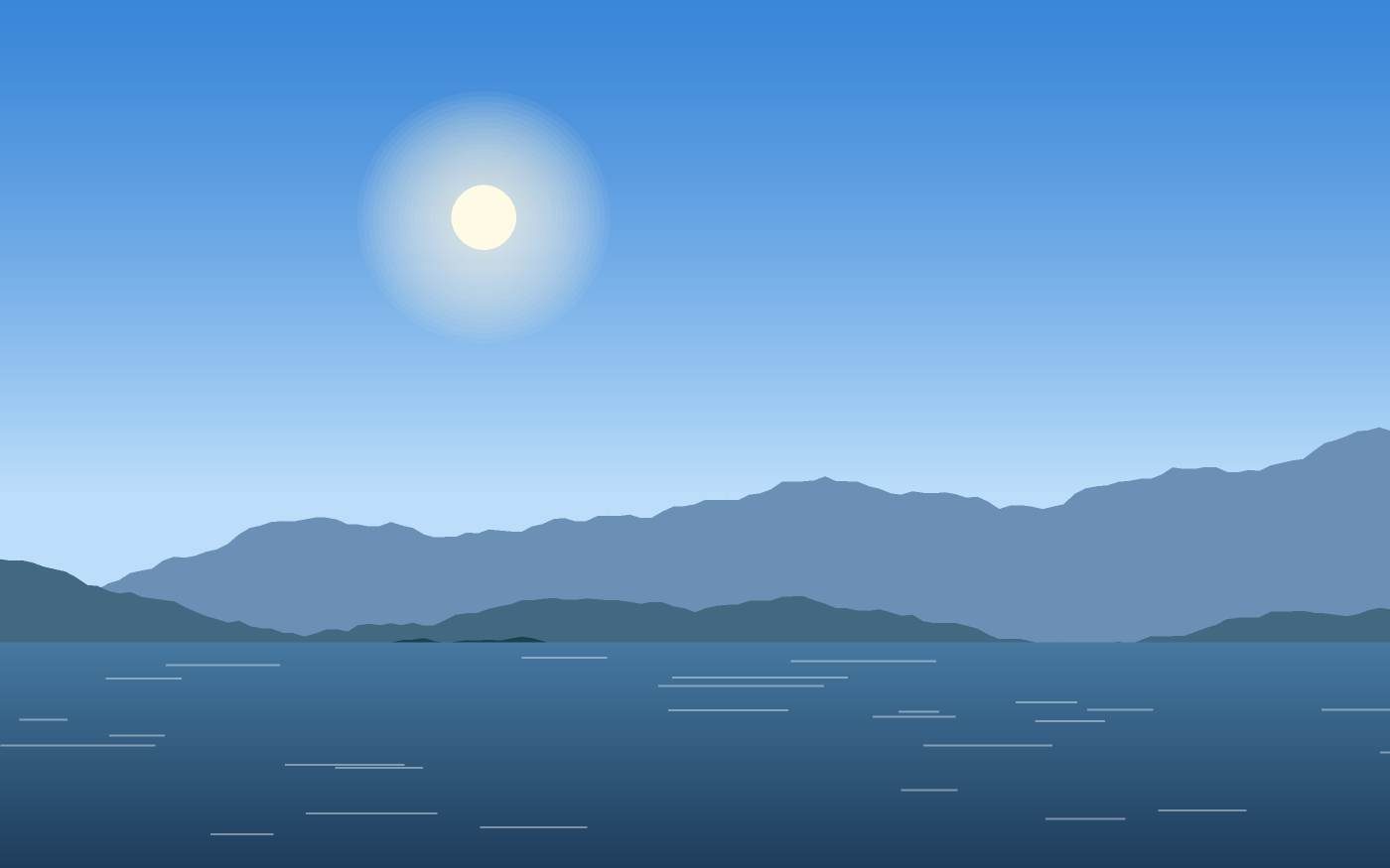 Ilustración de un paisaje