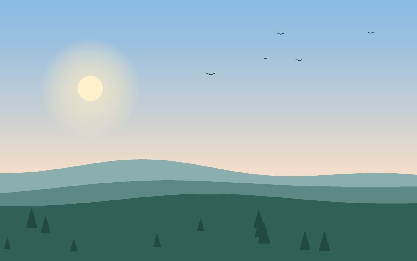 Ilustración de un paisaje