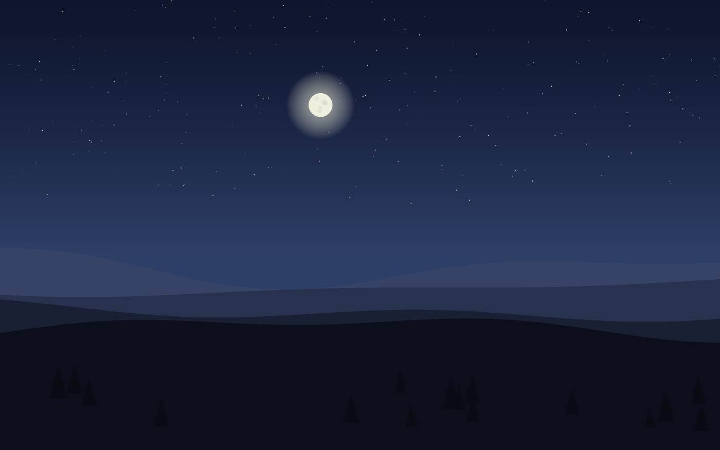 Illustrazione di un paesaggio