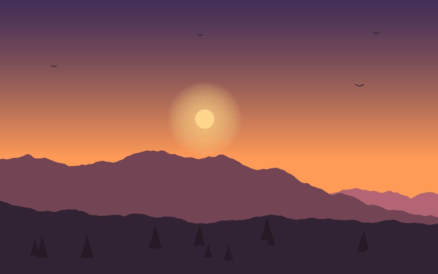 Landschapsillustratie