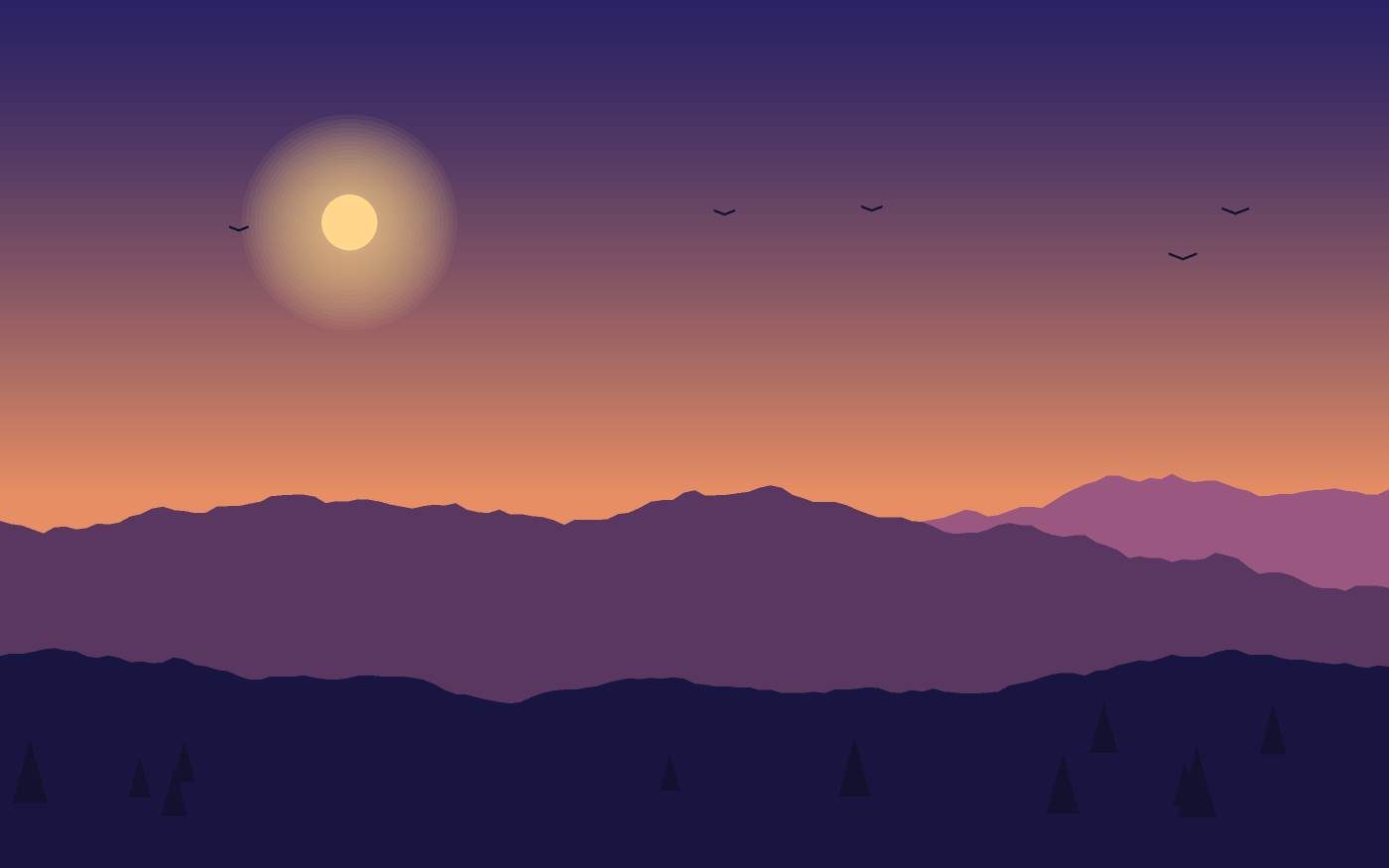 Ilustracja krajobrazu