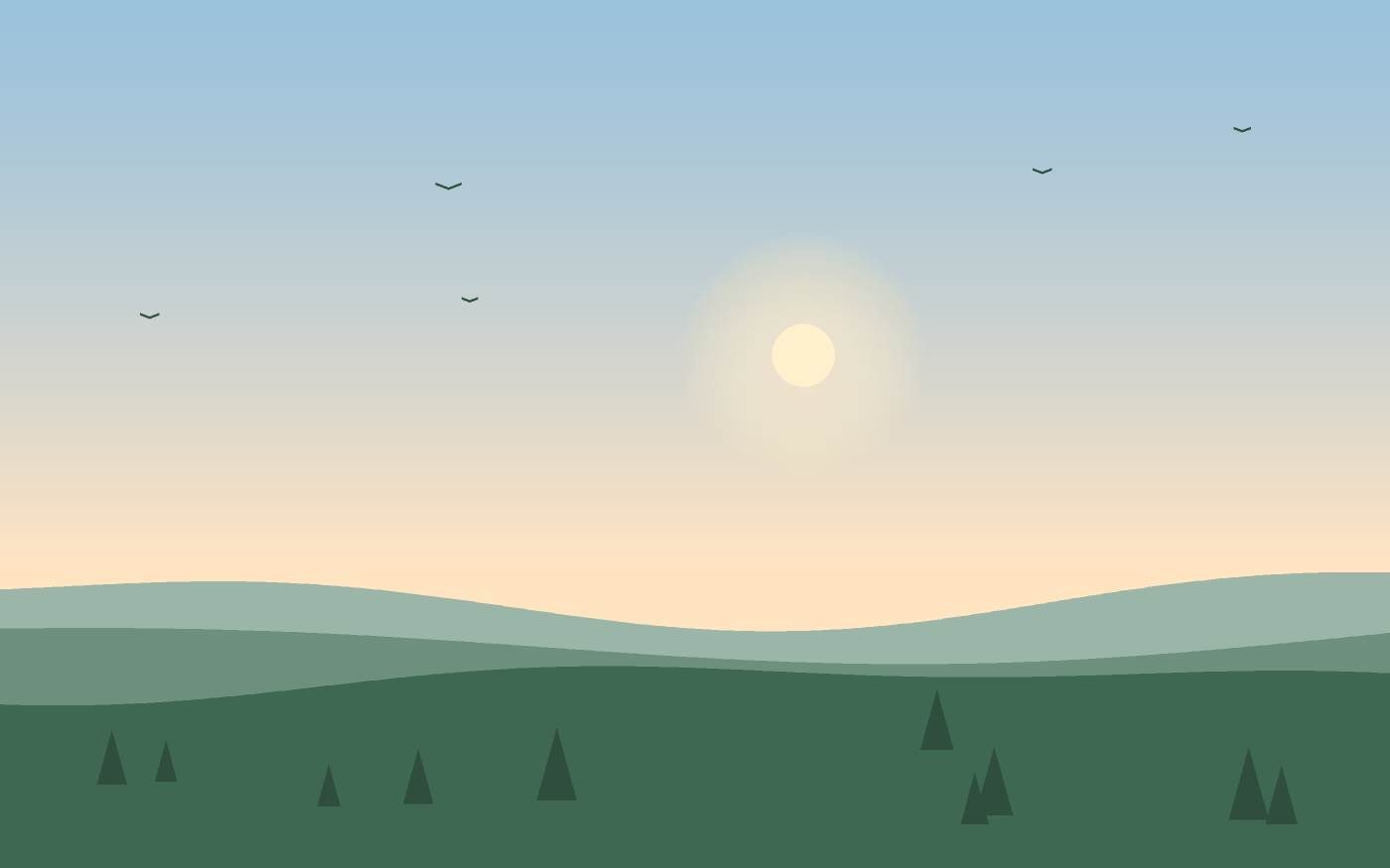 Ilustracja krajobrazu