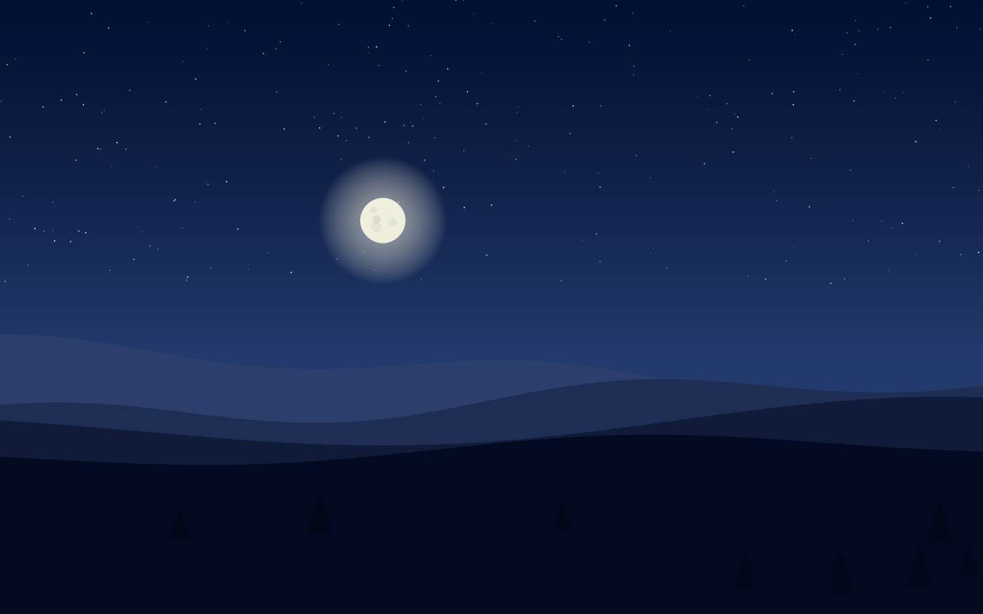 Ilustração de uma paisagem