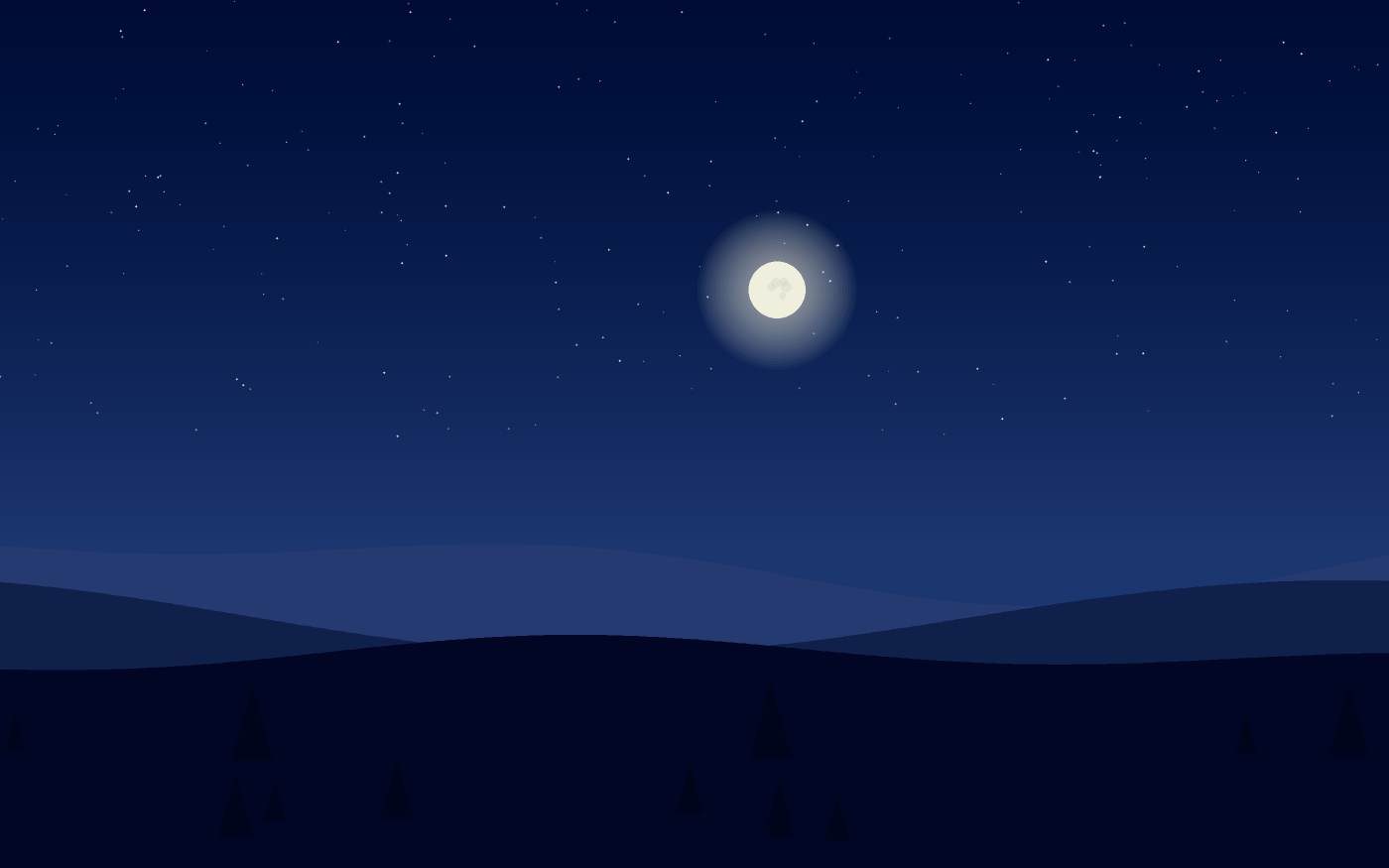 Ilustração de uma paisagem