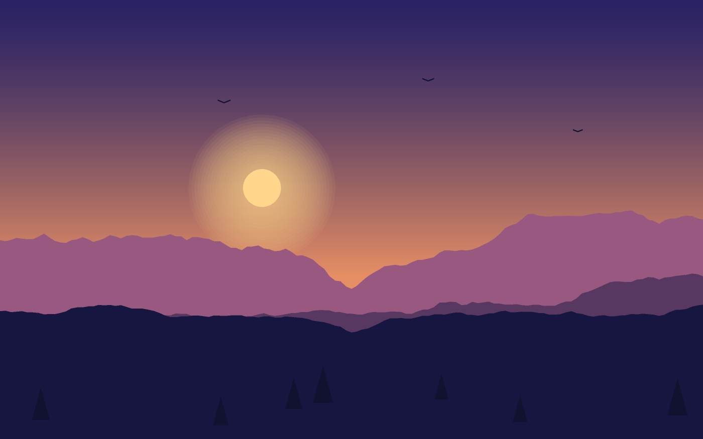 Landskapsillustration