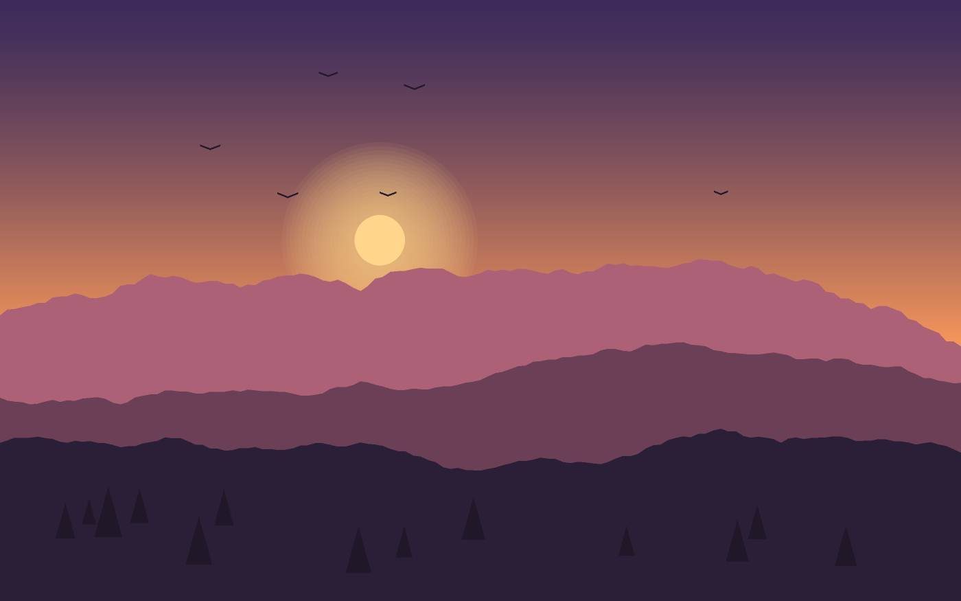 Landskapsillustration