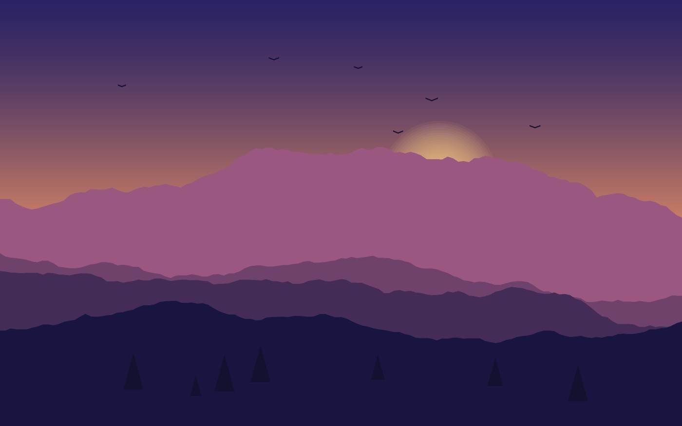 Landskapsillustration